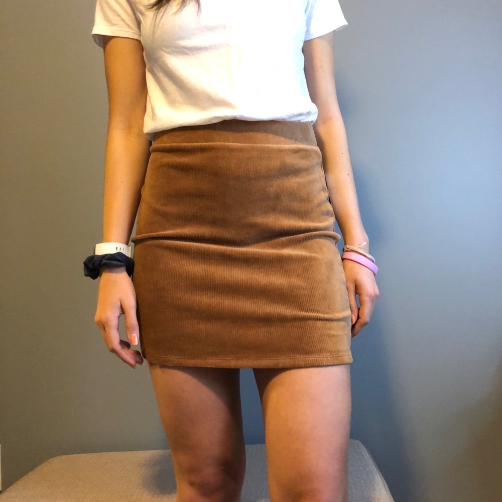 NWT Forever 21 Brown Skirt